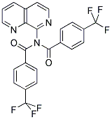 N,N-DI[4-(TRIFLUOROMETHYL)BENZOYL]-1,7-NAPHTHYRIDIN-8-AMINE Struktur