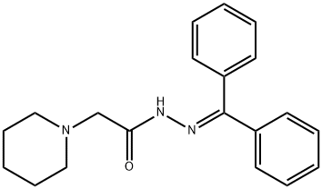 N'-(DIPHENYLMETHYLENE)-2-PIPERIDINOACETOHYDRAZIDE Struktur