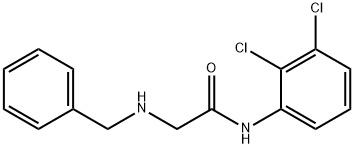 2-BENZYLAMINO-N-(2,3-DICHLORO-PHENYL)-ACETAMIDE Struktur