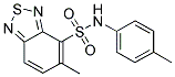 5-METHYL-N-(4-METHYLPHENYL)-2,1,3-BENZOTHIADIAZOLE-4-SULFONAMIDE Struktur