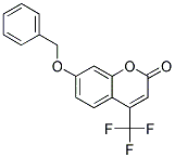 7-BENZYLOXY-4-(TRIFLUOROMETHYL)COUMARIN Struktur