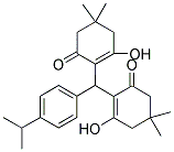 2,2'-(4-ISOPROPYLPHENYLMETHYLENE)-BIS-(3-HYDROXY-5,5-DIMETHYLCYCLOHEX-2-EN-1-ONE) Struktur