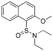 N,N-DIETHYL-2-METHOXY-1-NAPHTHALENESULFINAMIDE Struktur