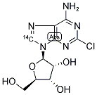 2-CHLOROADENOSINE, [8-14C]- Struktur