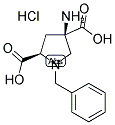 1-BENZYL-(2R,4R)-4-AMINO-PYRROLIDINE-2,4-DICARBOXYLIC ACID HCL Struktur