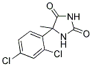 5-(2,4-DICHLOROPHENYL)-5-METHYLIMIDAZOLIDINE-2,4-DIONE Struktur