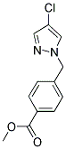 4-(4-CHLORO-PYRAZOL-1-YLMETHYL)-BENZOIC ACID METHYL ESTER Struktur