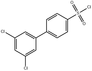 [4-(3,5-DICHLOROPHENYL)PHENYL]SULFONYL CHLORIDE Struktur