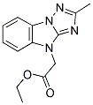 ETHYL (2-METHYL-4H-[1,2,4]TRIAZOLO[1,5-A]BENZIMIDAZOL-4-YL)ACETATE Struktur