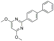 2-(4-BIPHENYL)-4,6-DIMETHOXYPYRIMIDINE Struktur