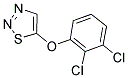 2,3-DICHLOROPHENYL 1,2,3-THIADIAZOL-5-YL ETHER Struktur