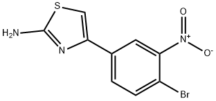 4-(4-BROMO-3-NITRO-PHENYL)-THIAZOL-2-YLAMINE Struktur