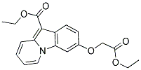 ETHYL 3-(2-ETHOXY-2-OXOETHOXY)PYRIDO[1,2-A]INDOLE-10-CARBOXYLATE Struktur