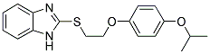 2-([2-(4-ISOPROPOXYPHENOXY)ETHYL]THIO)-1H-BENZIMIDAZOLE Struktur