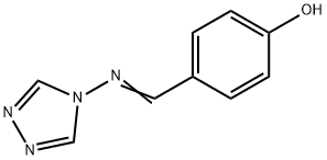 4-[(4H-1,2,4-TRIAZOL-4-YLIMINO)METHYL]BENZENOL Struktur