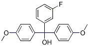 4,4'-DIMETHOXY-3''-FLUOROTRITYL ALCOHOL Struktur