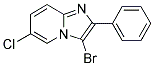 3-BROMO-6-CHLORO-2-PHENYL-IMIDAZO[1,2-A]PYRIDINE Struktur