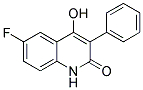 6-FLUORO-4-HYDROXY-3-PHENYLQUINOLIN-2(1H)-ONE Struktur