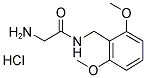 2-AMINO-N-(2,6-DIMETHOXYBENZYL)ACETAMIDE, HYDROCHLORIDE Struktur