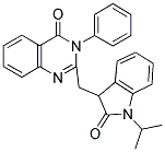 2-((1-ISOPROPYL-2-OXOINDOLIN-3-YL)METHYL)-3-PHENYLQUINAZOLIN-4(3H)-ONE Struktur