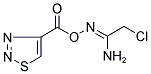 2-CHLORO-N'-[(1,2,3-THIADIAZOL-4-YLCARBONYL)OXY]ETHANIMIDAMIDE Struktur