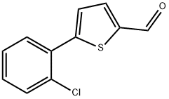 5-(2-CHLORO-PHENYL)-THIOPHENE-2-CARBALDEHYDE Struktur