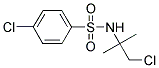 4-CHLORO-N-(2-CHLORO-1,1-DIMETHYLETHYL)BENZENESULFONAMIDE Struktur