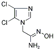 2-(4,5-DICHLORO-1H-IMIDAZOL-1-YL)-N'-HYDROXYETHANIMIDAMIDE Struktur