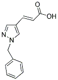 3-(1-BENZYL-1H-PYRAZOL-4-YL)-ACRYLIC ACID Struktur