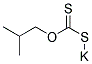 POTASSIUM ISOBUTYL XANTHATE Struktur