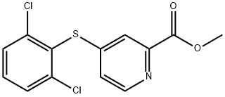 METHYL 4-[(2,6-DICHLOROPHENYL)SULFANYL]-2-PYRIDINECARBOXYLATE Struktur