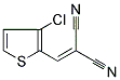 2-[(3-CHLORO-2-THIENYL)METHYLENE]MALONONITRILE Struktur