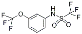 TRIFLUORO-N-[3-(TRIFLUOROMETHOXY)PHENYL]METHANESULFONAMIDE Struktur