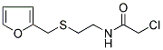 N-CHLOROACETYL-2-FURFURYLTHIOETHYLAMINE Struktur