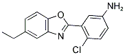 4-CHLORO-3-(5-ETHYL-1,3-BENZOXAZOL-2-YL)ANILINE Struktur