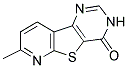 7-METHYLPYRIDO[3',2':4,5]THIENO[3,2-D]PYRIMIDIN-4(3H)-ONE Struktur