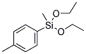 P-TOLYLMETHYLDIETHOXYSILANE Struktur