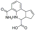 6-CARBAMOYL-3A,4,5,9B-TETRAHYDRO-3H-CYCLOPENTA [C]QUINOLINE-4-CARBOXYLIC ACID Struktur