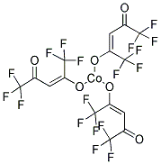 COBALT (III) HEXAFLUOROACETYLACETONATE Struktur