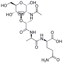 AC-MURAMYL-D-ALA-D-GLN Struktur