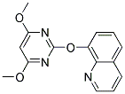 8-[(4,6-DIMETHOXYPYRIMIDIN-2-YL)OXY]QUINOLINE Struktur