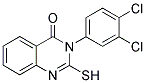 3-(3,4-DICHLORO-PHENYL)-2-MERCAPTO-3H-QUINAZOLIN-4-ONE Struktur