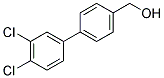 (3',4'-DICHLOROBIPHENYL-4-YL)-METHANOL Struktur