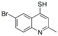 6-BROMO-2-METHYL-QUINOLINE-4-THIOL Struktur