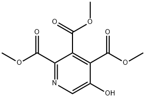 TRIMETHYL 5-HYDROXY-2,3,4-PYRIDINETRICARBOXYLATE Struktur