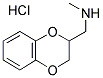 N-(2,3-DIHYDRO-1,4-BENZODIOXIN-2-YLMETHYL)-N-METHYLAMINE HYDROCHLORIDE Struktur