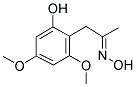 (4,6-DIMETHOXY-2-HYDROXYPHENYL)ACETONE OXIME Struktur