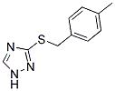 3-[(4-METHYLBENZYL)THIO]-1H-1,2,4-TRIAZOLE Struktur