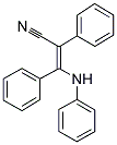 2,3-DIPHENYL-3-PHENYLAMINO-ACRYLONITRILE Struktur