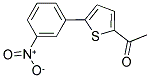 1-[5-(3-NITROPHENYL)-2-THIENYL]ETHANONE Struktur